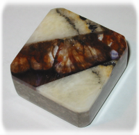 paper weights - blue john on a limestone base