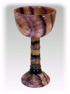 Completed Blue John Goblet